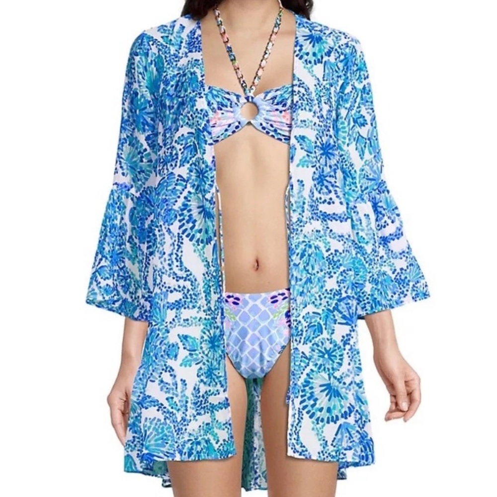 Lilly Pulitzer Motley Blue Pool Cover-up Size XS